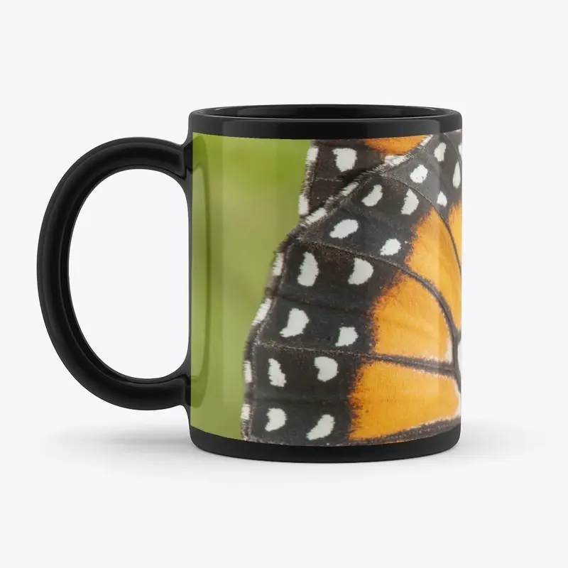 Butterfly Black Mug